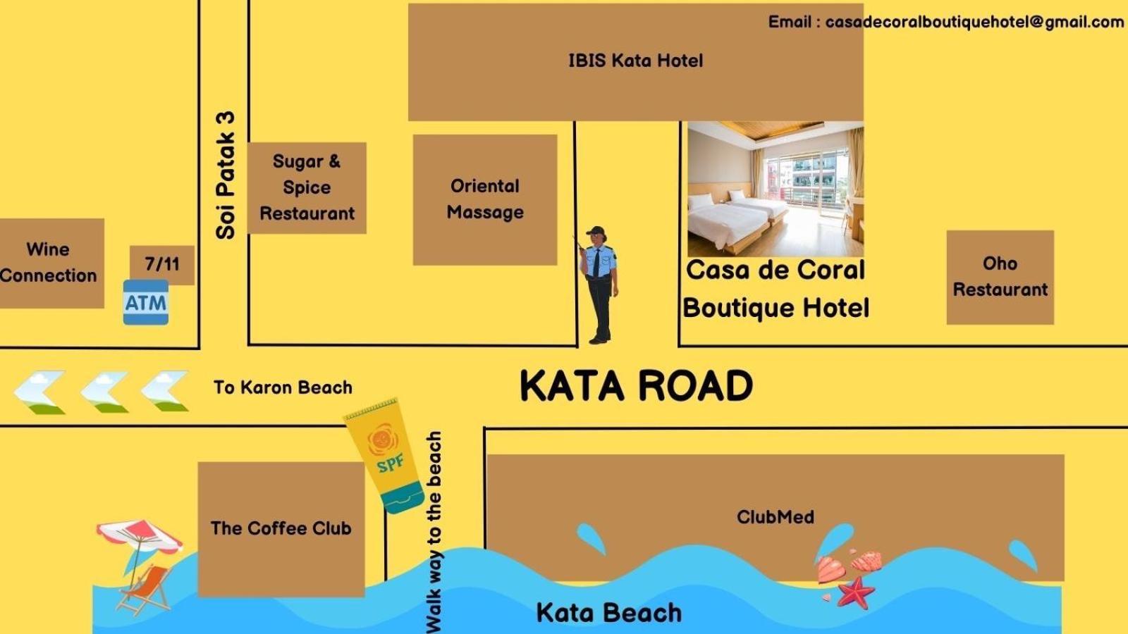 Casa De Coral Boutique Hotel Kata Beach  Eksteriør billede
